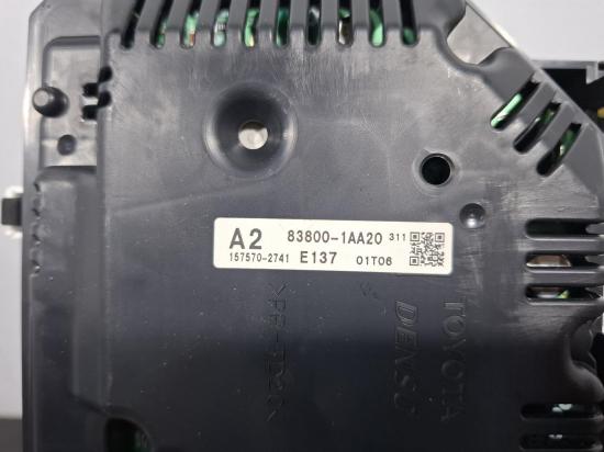 toyota Corolla 2016 INSTRUMENT CLUSTER 