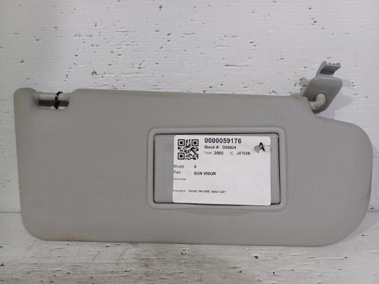 mazda 6 Sep 2005 SUN VISOR