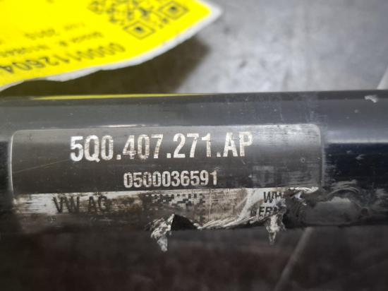 volkswagen Golf R Sep 2015 LEFT DRIVESHAFT 