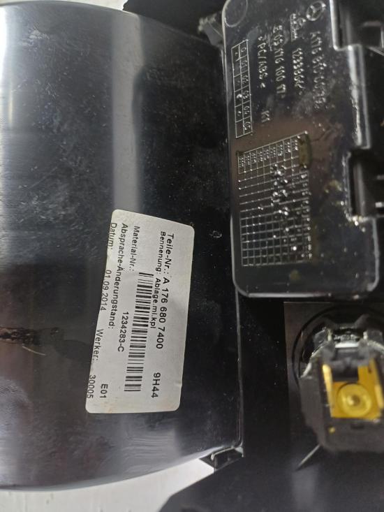 mercedes A Class W176 Nov 2014 HEATER/AC CONTROLS 