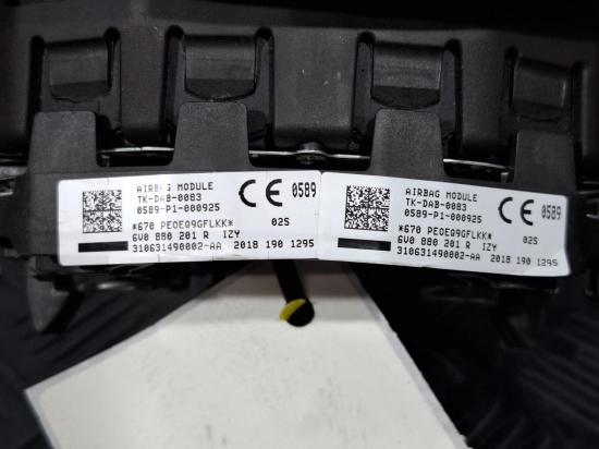 skoda Fabia NJ Jan 2017 RIGHT AIRBAG 