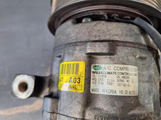 hyundai Iload/imax May 2009 A/c Compressor 