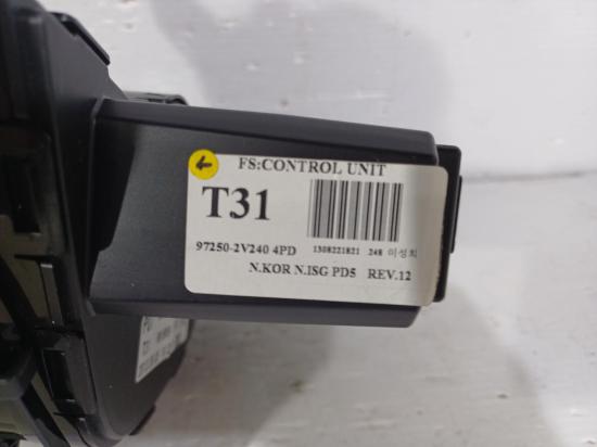 hyundai Veloster SR TURBO Sep 2013 HEATER/AC CONTROLS 