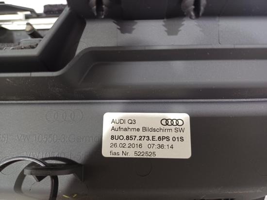 audi Q3 2016 STEREO/HEAD UNIT 