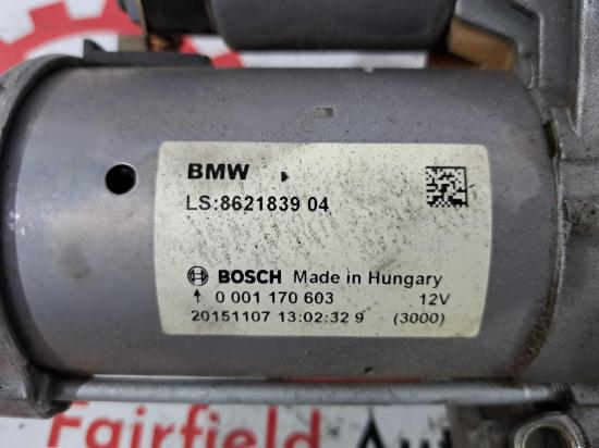bmw 3 Series 2016 STARTER MOTOR 