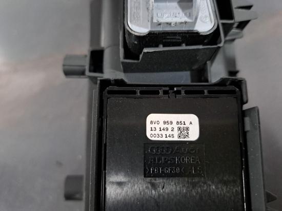 audi A3 2013 POWER WINDOW SWITCH 