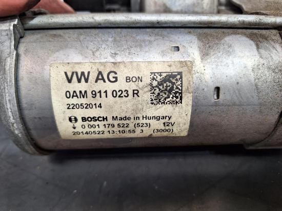 audi A3 Oct 2014 STARTER MOTOR 
