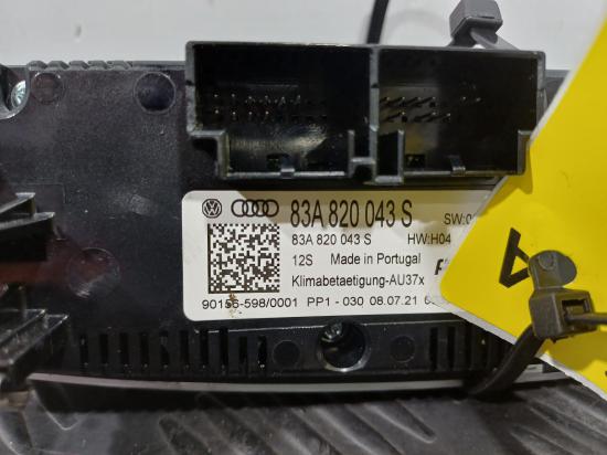 audi Q3 Nov 2021 HEATER/AC CONTROLS 