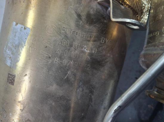 audi Q7 3.0 TDI QUATTRO Jan 2016 PARTICULATE FILTER/DPF 