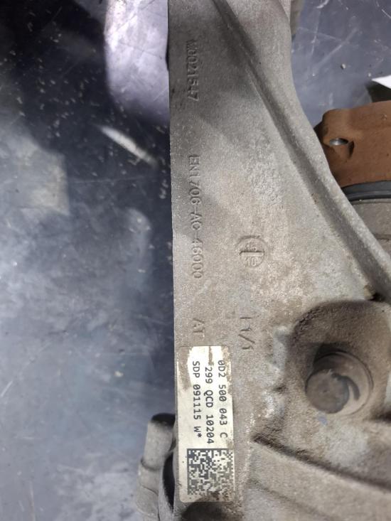 audi Q7 3.0 TDI QUATTRO Jan 2016 DIFFERENTIAL CENTRE 