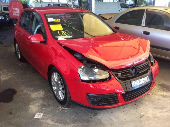 volkswagen Golf Gt Sport 1.4L BLG 02 2008 Parts & Wrecking