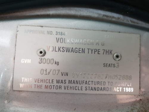 volkswagen Transporter 2007 Parts & Wrecking