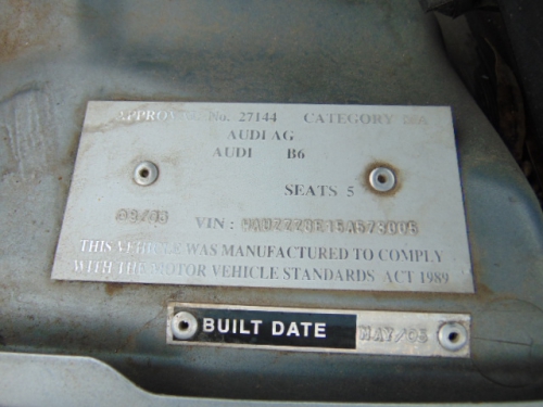 audi A4 B7 Feb 2006 Parts & Wrecking