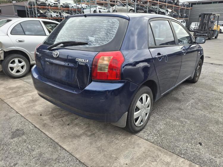 toyota Corolla ZZE122R-AHPDKQW Aug 2004 Parts & Wrecking