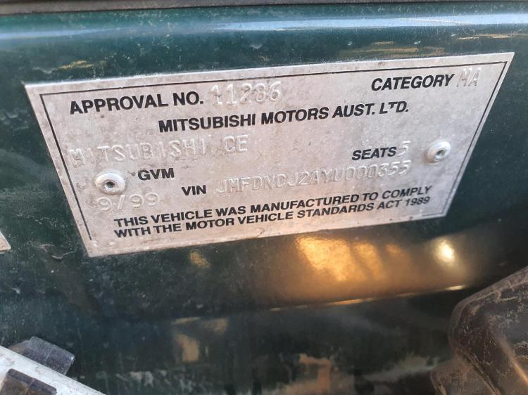 mitsubishi Lancer 1999 Parts & Wrecking