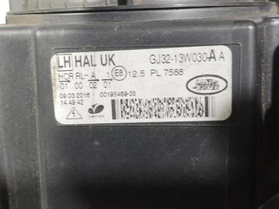 land rover Range Rover TD4 150 SE May 2016 LEFT HEAD LAMP 