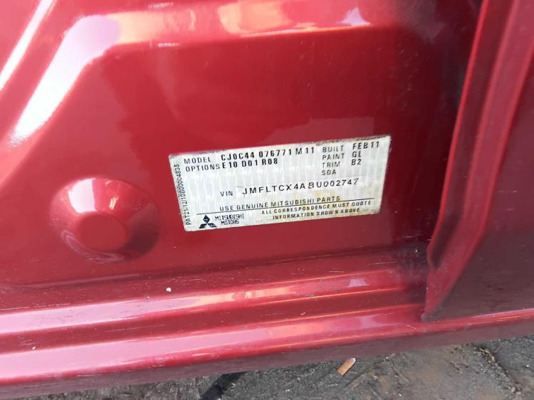 mitsubishi Lancer SX Feb 2011 Parts & Wrecking