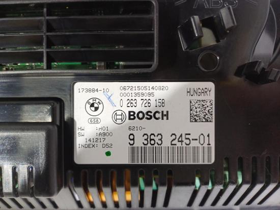bmw 5 Series 2015 INSTRUMENT CLUSTER