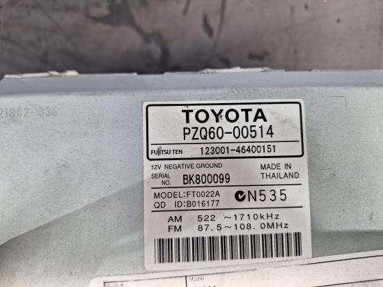 toyota Rav4 Sep 2013 STEREO/HEAD UNIT