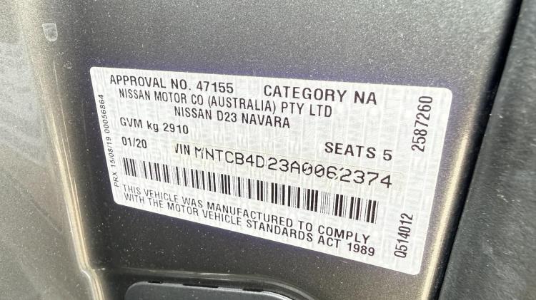 nissan Navara NP300 Oct 2019 Parts & Wrecking