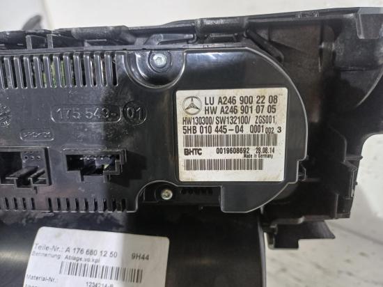 mercedes A Class W176 Nov 2014 HEATER/AC CONTROLS 