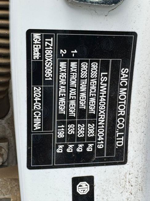 mg Mg4 MY24 Feb 2024 Parts & Wrecking