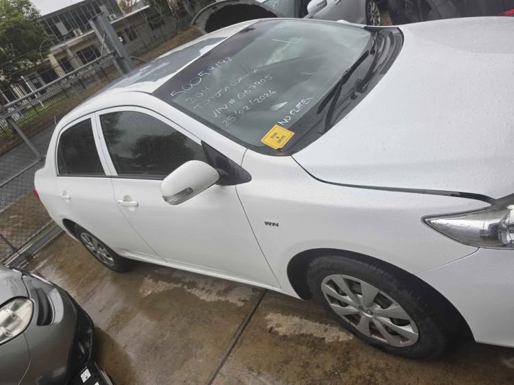 toyota Corolla COROLLA 2012 Parts & Wrecking