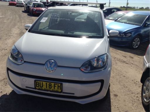 volkswagen Up 1.0L CHYB 07 2012 Parts & Wrecking