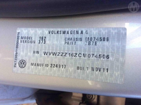 volkswagen Jetta Tdi 2.0L CFFB 2011 Parts & Wrecking