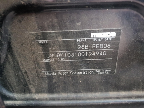 mazda Sp23 GK1RA 2006 Parts & Wrecking