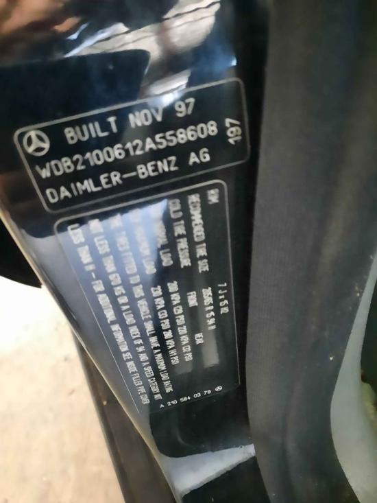 mercedes benz E240 Nov 1997 Parts & Wrecking