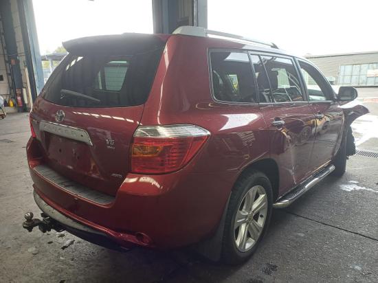 toyota Kluger GSU45R Aug 2009 BOOTLID/TAILGATE 