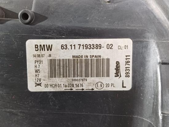 bmw 1 Series E87 Oct 2007 LEFT HEADLAMP 