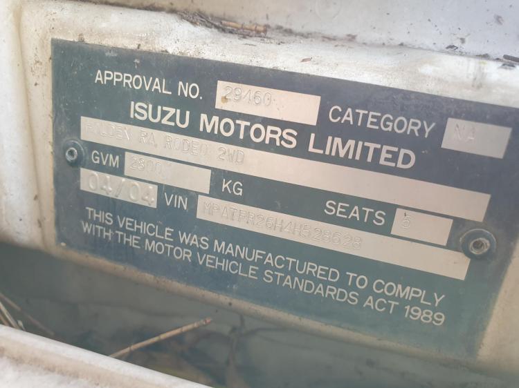 holden Rodeo 2004 Parts & Wrecking