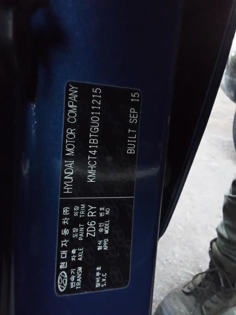 hyundai Accent ACTIVE Feb 2015 Parts & Wrecking