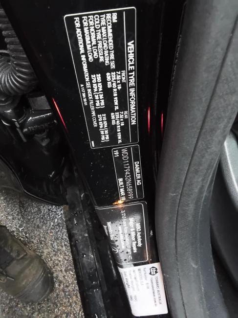 mercedes benz Cla CLA 200 Mar 2018 Parts & Wrecking