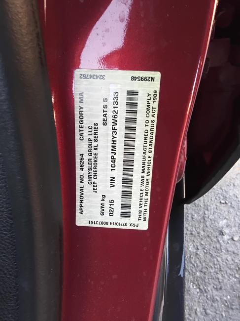 jeep Cherokee LIMITED Feb 2015 Parts & Wrecking