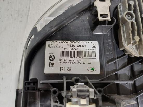 bmw 5 Series G30 Dec 2017 RIGHT HEADLAMP