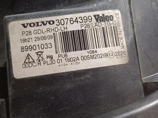 volvo X90 2009 Left Headlamp 