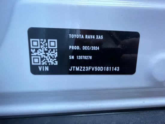 toyota Rav4 GX HYBRID FWD 2025 Parts & Wrecking