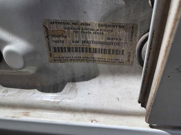 fiat Panda PANDA 2013 Parts & Wrecking