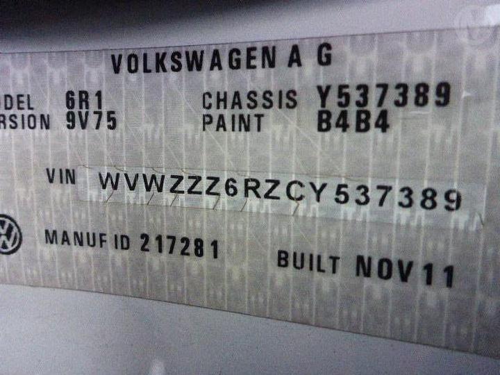 volkswagen Polo Gti 1.4L CAVE 2012 Parts & Wrecking