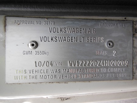 volkswagen Transporter 01 2004 Parts & Wrecking