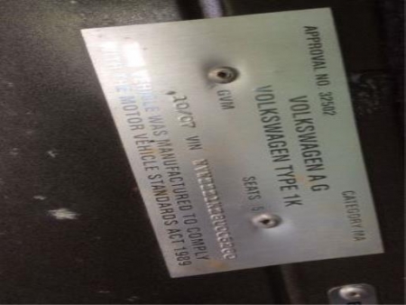 volkswagen Golf 2007 Parts & Wrecking