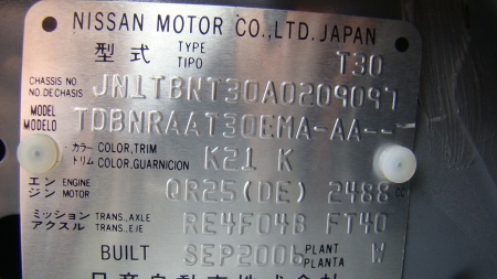 nissan X-trail Nov 2006 Parts & Wrecking