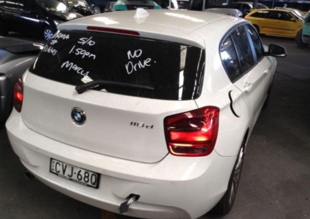 bmw 118d F20 Jan 2014 Parts & Wrecking