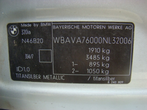 bmw 320i Jul 2007 Parts & Wrecking