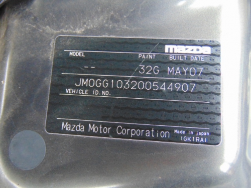 mazda GG GY May 2007 Parts & Wrecking