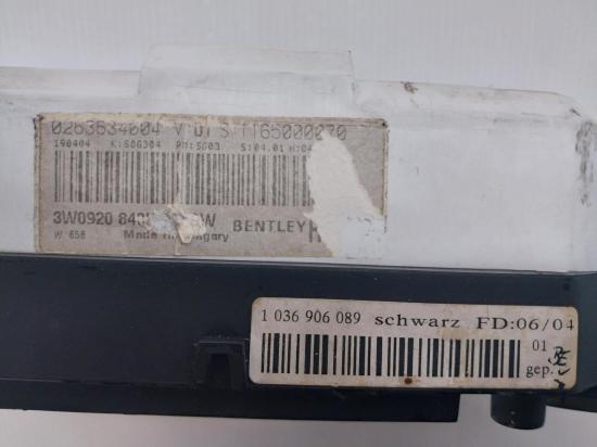 bentley Continental 2005 Instrument Cluster 