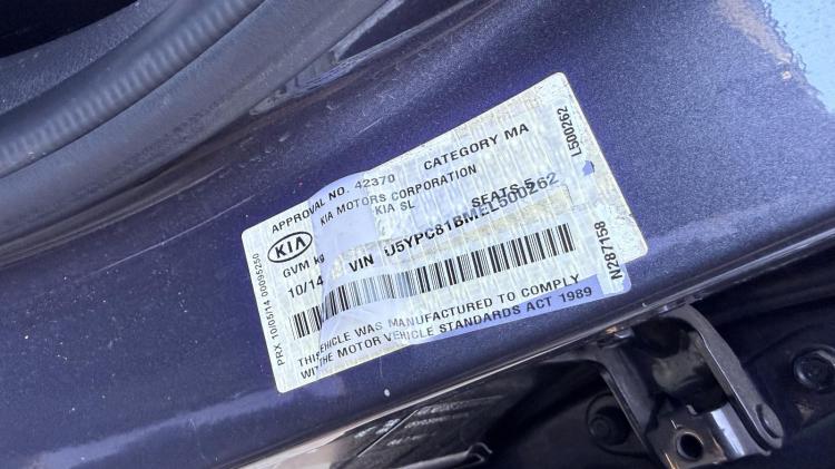 kia Sportage SL May 2014 Parts & Wrecking